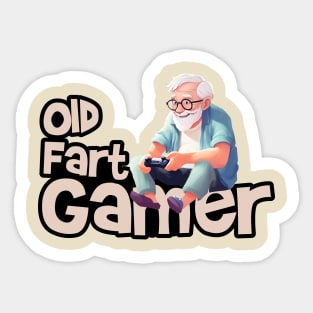 Old Fart Gamer Sticker